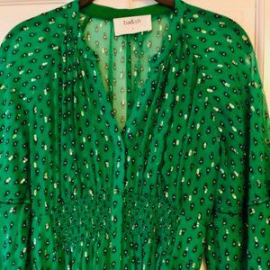 Ba&sh Green Sequin Dress